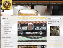 Tablet Screenshot of joejosts.com